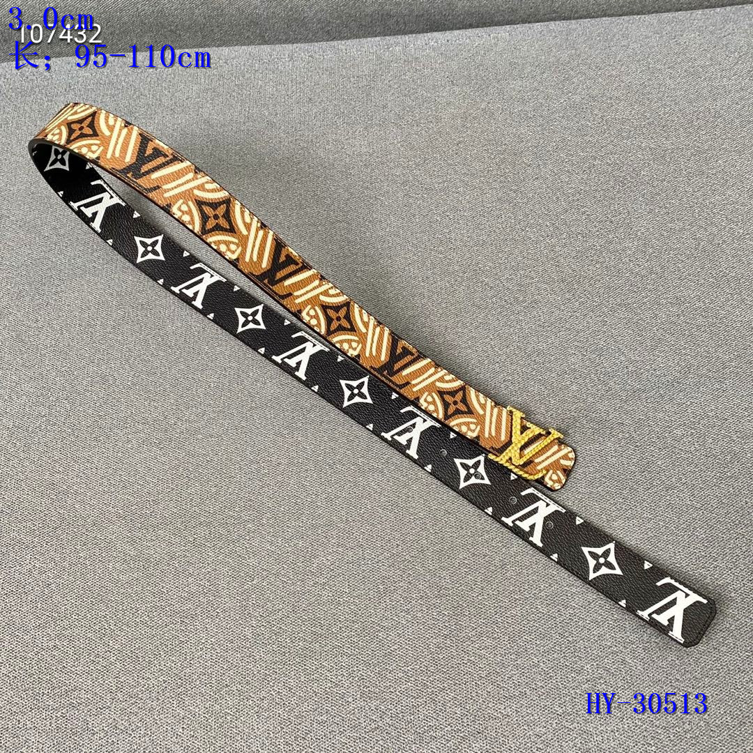 LV Belts 3.0 cm Width 115